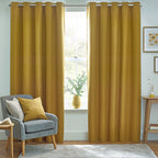 Dawn Textured Blackout Eyelet Curtains