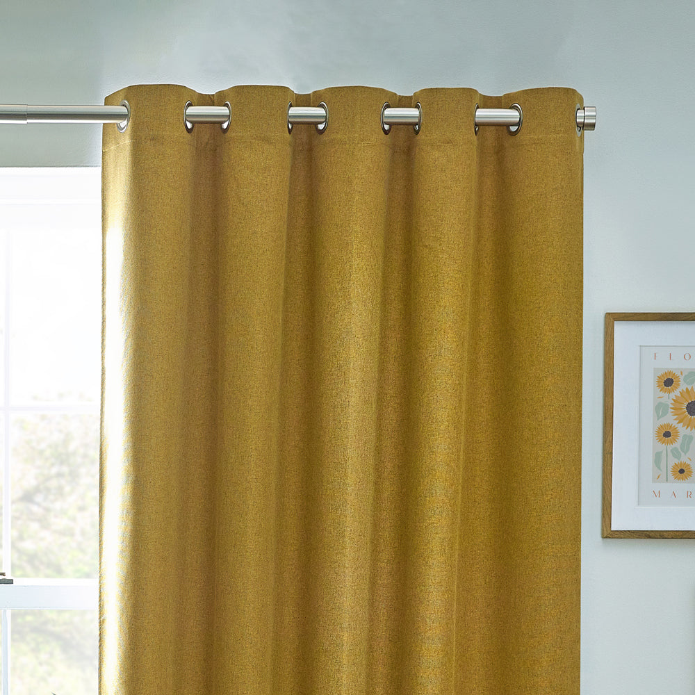 Dawn Textured Blackout Eyelet Curtains