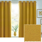 Dawn Textured Blackout Eyelet Curtains