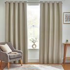 Dawn Textured Blackout Eyelet Curtains