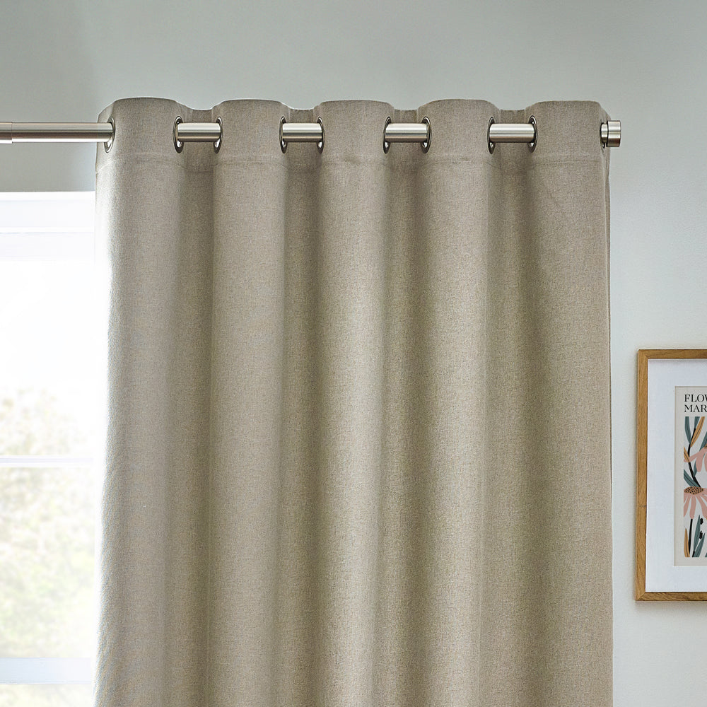 Dawn Textured Blackout Eyelet Curtains