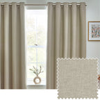 Dawn Textured Blackout Eyelet Curtains