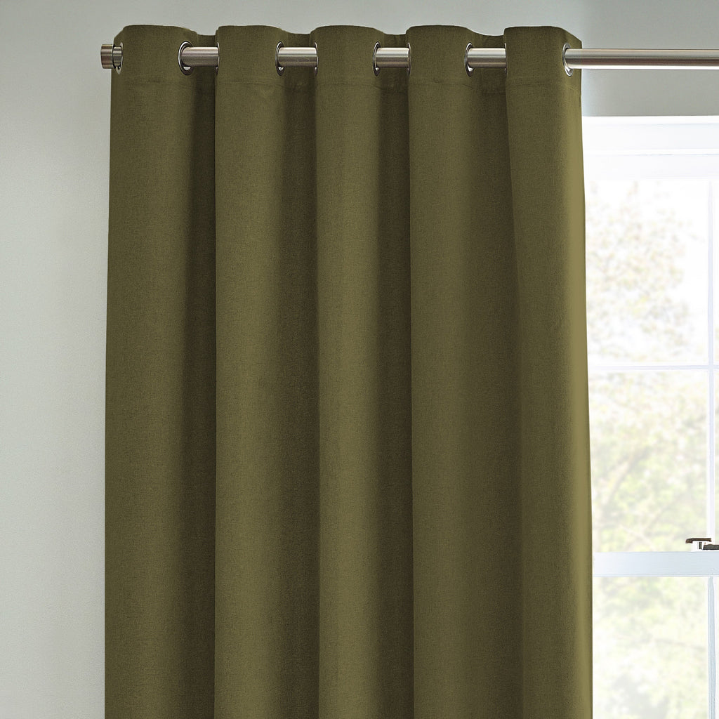 Dawn Textured Blackout Eyelet Curtains