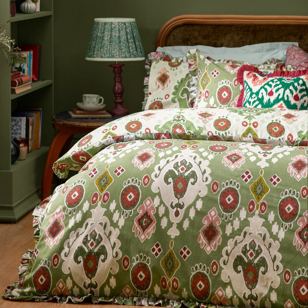 Dawson Ikat Reversible Duvet Cover Set