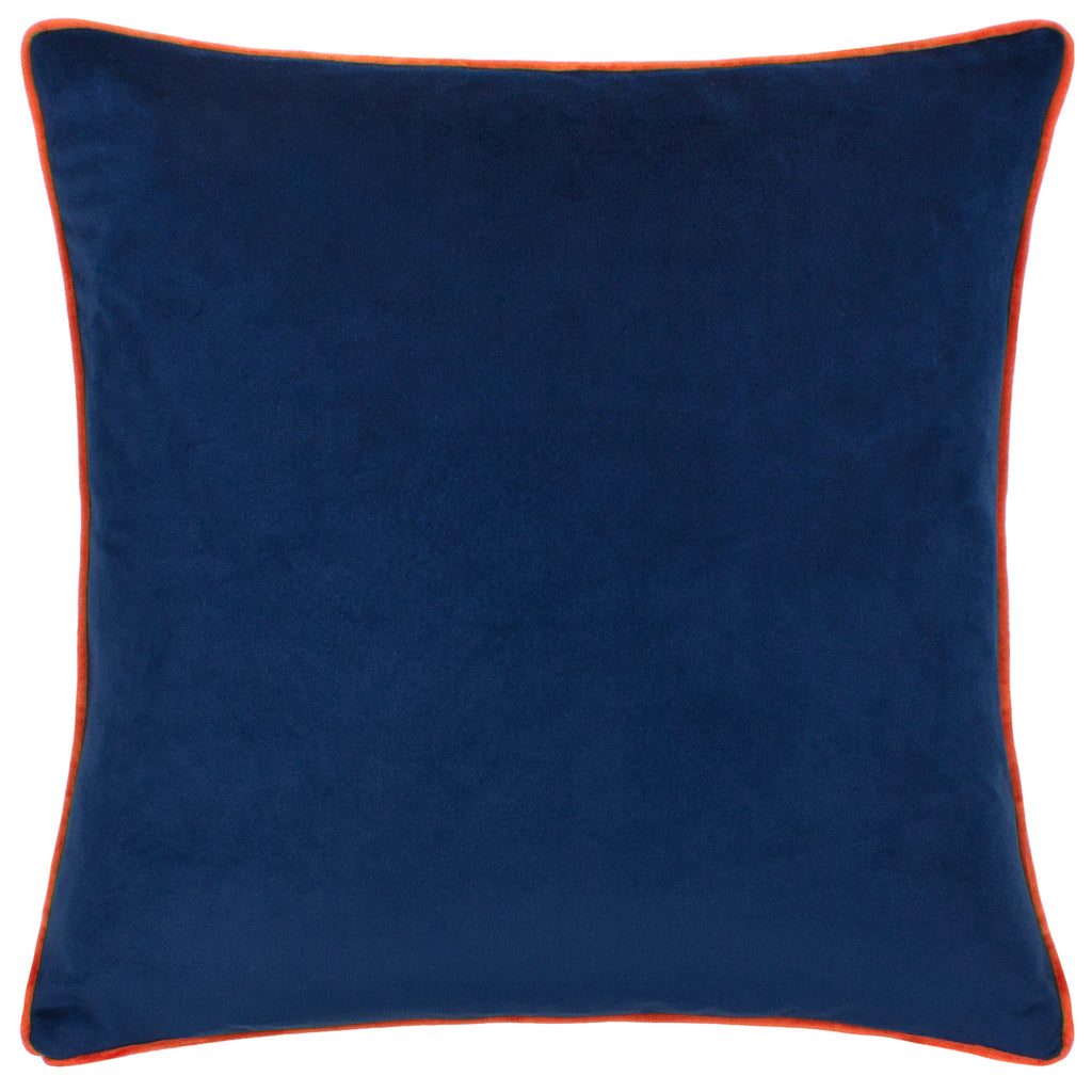 D'Azure Abstract Piped Cushion