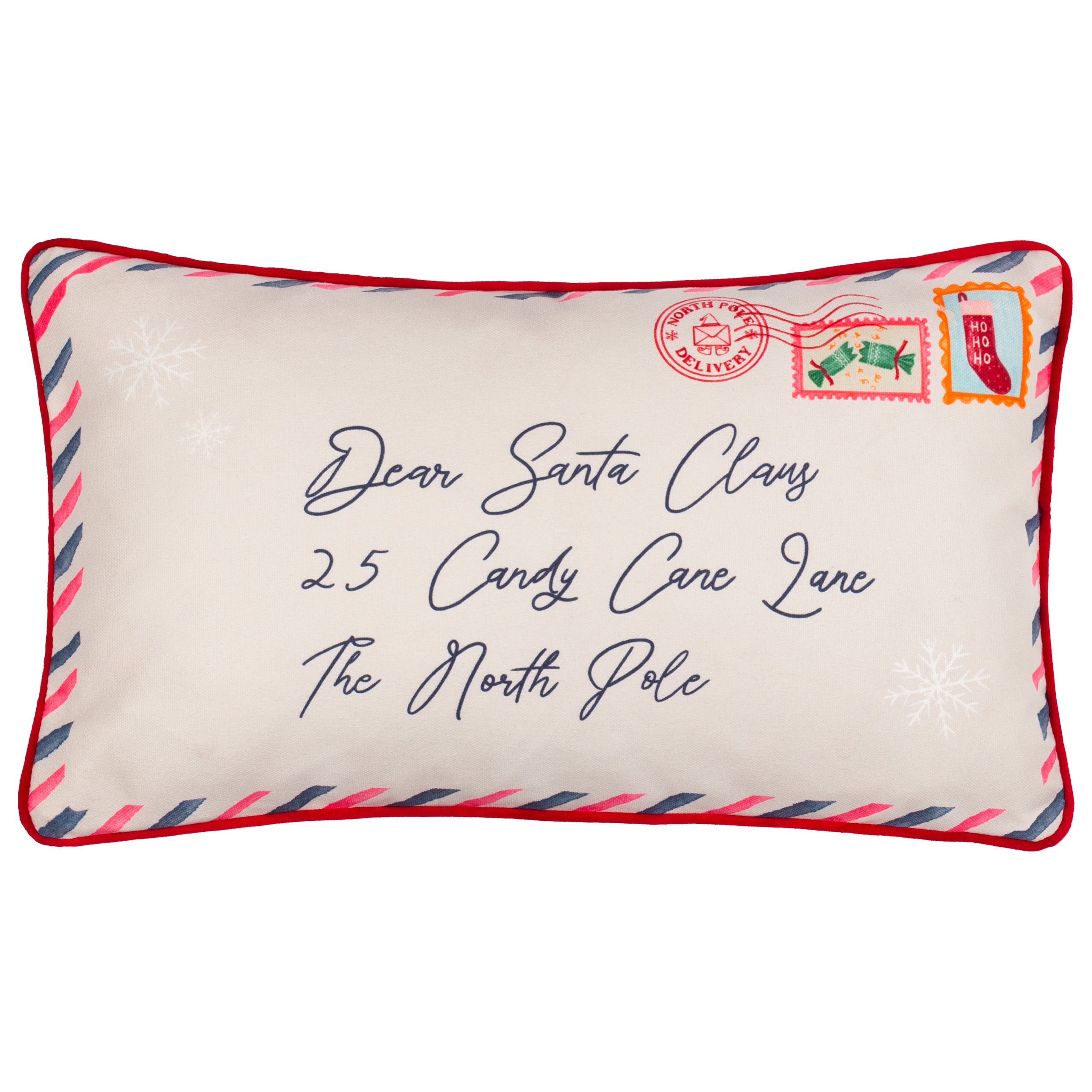 Dear Santa Printed Reversible Cushion