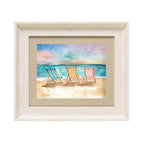 Deck Chair Framed Print