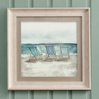 Deck Chair Framed Print