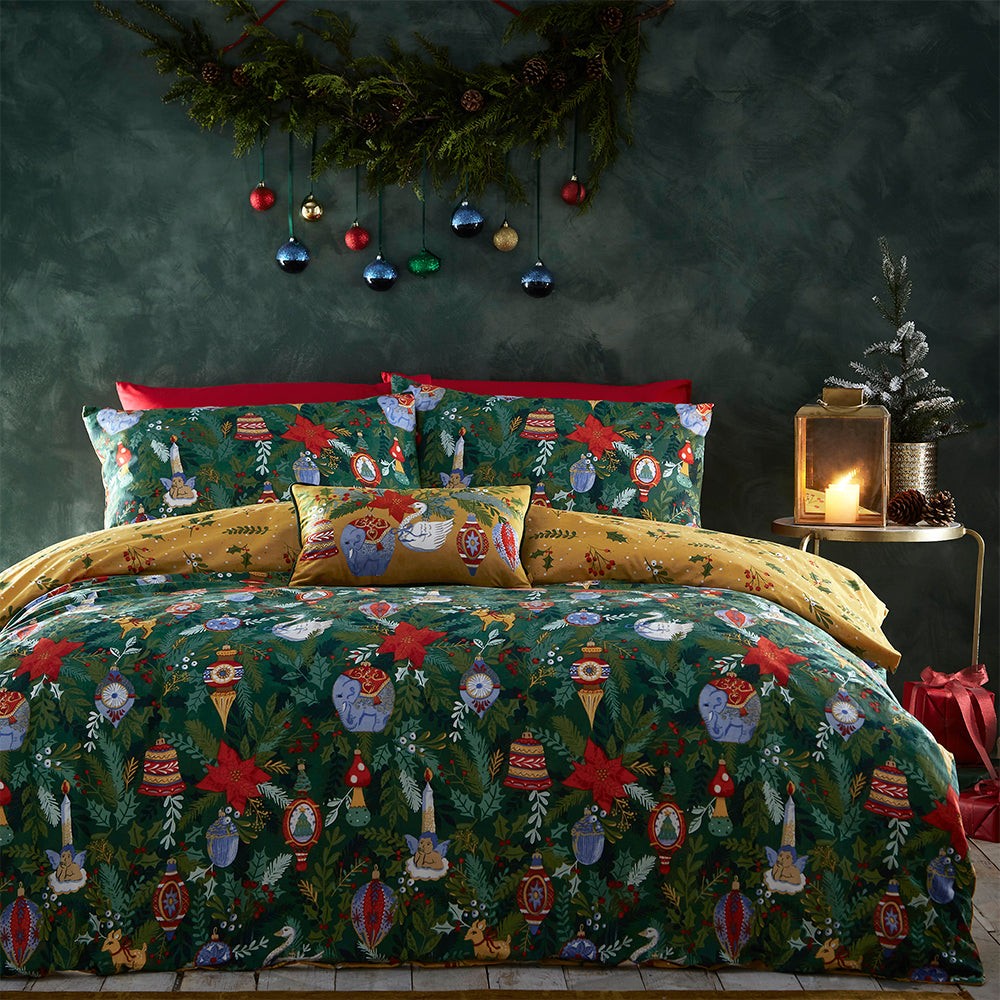 Deck The Halls Christmas Duvet Cover Set