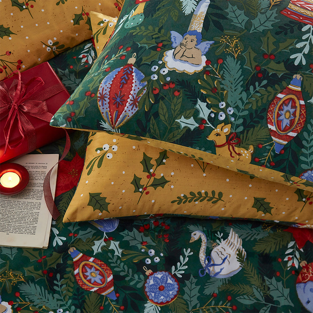 Deck The Halls Christmas Duvet Cover Set