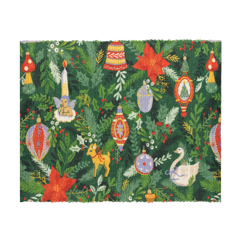 Deck The Halls Set of 4 Christmas Festive Placemats