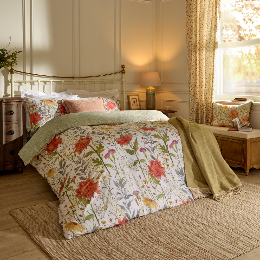 Delamere 100% Cotton Reversible Duvet Cover Set