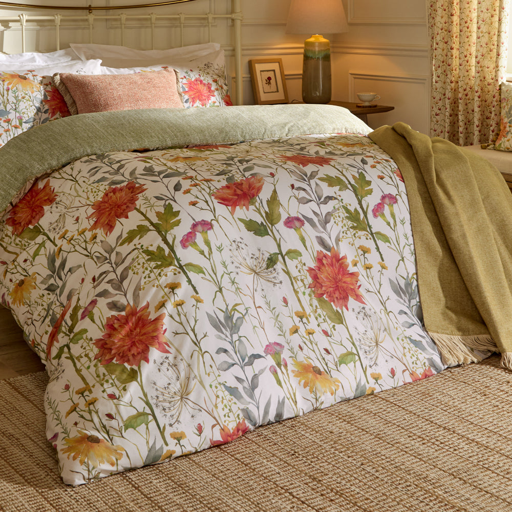 Delamere 100% Cotton Reversible Duvet Cover Set