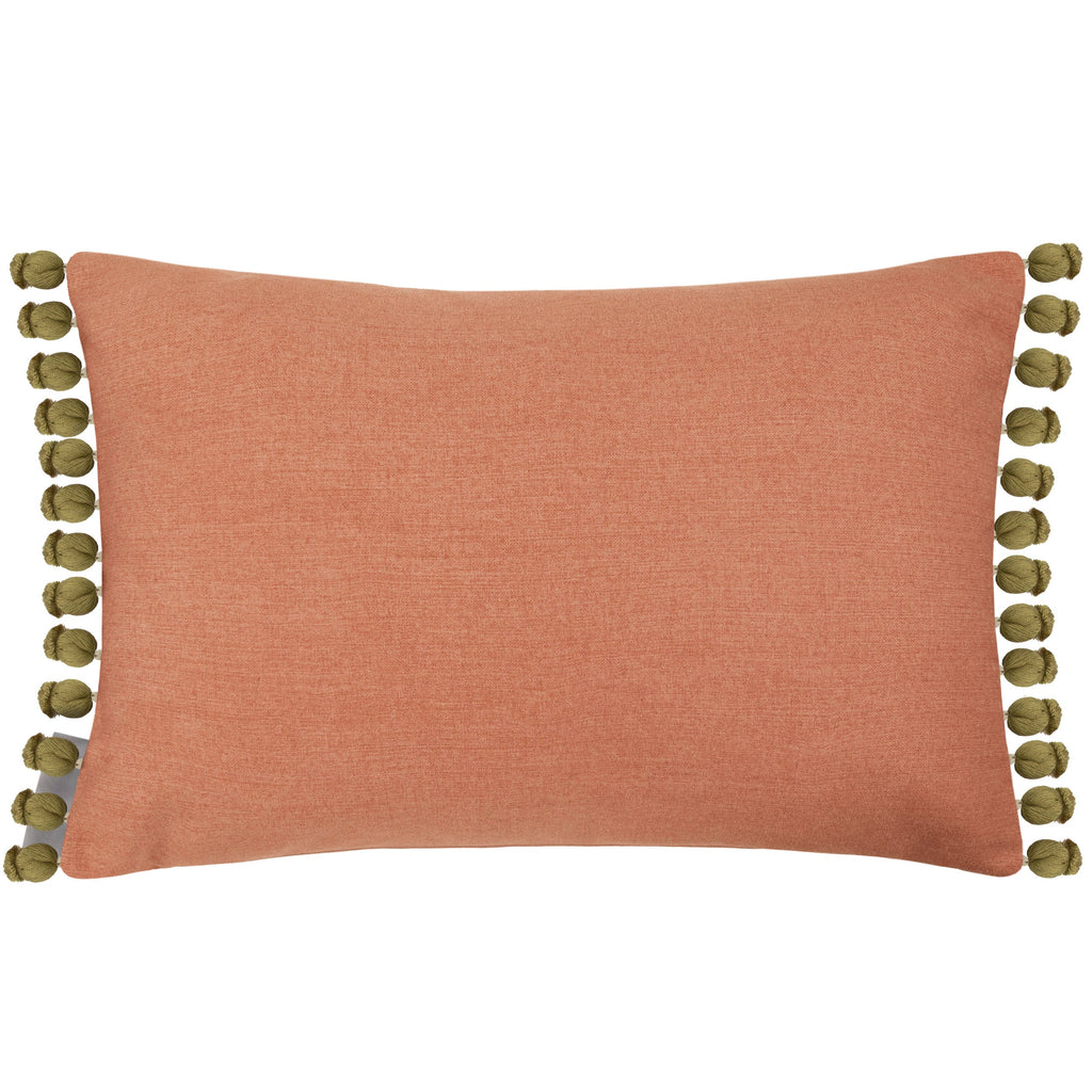 Delamere Printed Pom Pom Cushion