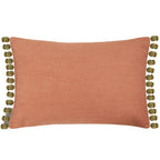 Delamere Printed Pom Pom Cushion