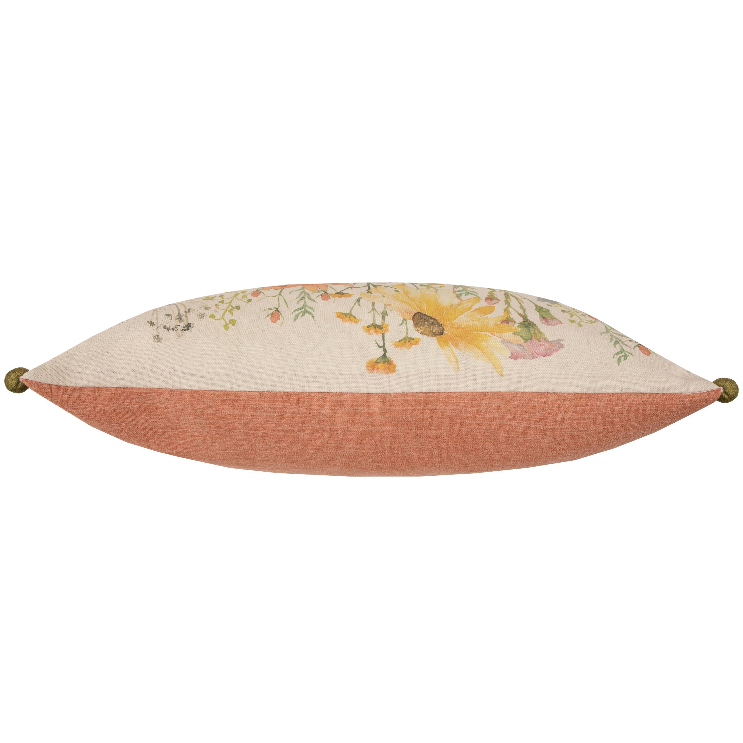 Delamere Printed Pom Pom Cushion