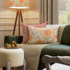 Delamere Printed Pom Pom Cushion