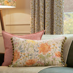 Delamere Printed Pom Pom Cushion