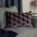 Delano Velvet Jacquard Cushion