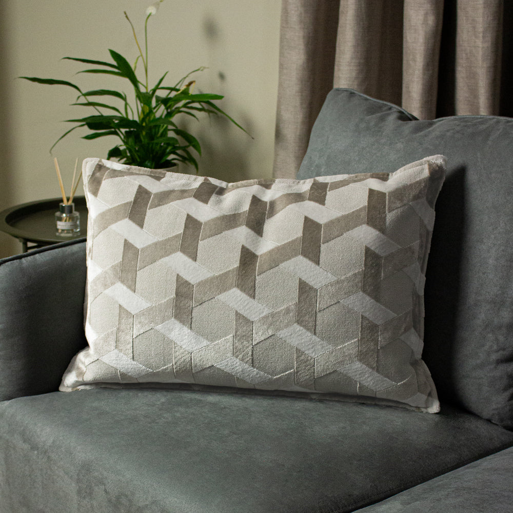 Delano Velvet Jacquard Cushion