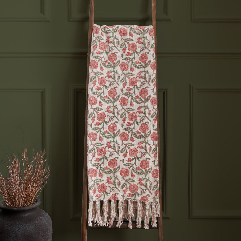 Delphine Printed Cotton Throw