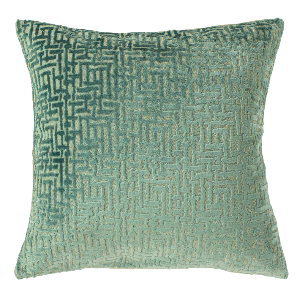 Delphi Velvet Jacquard Cushion