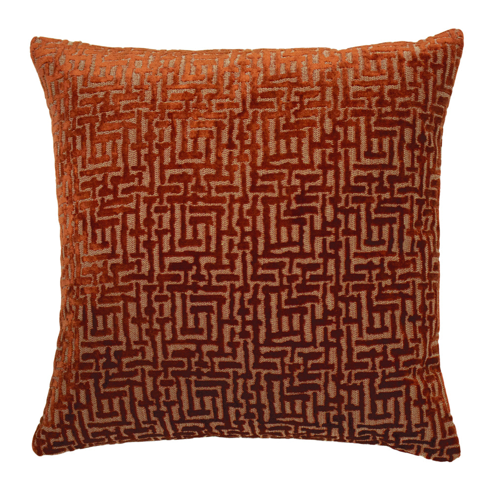 Delphi Velvet Jacquard Cushion