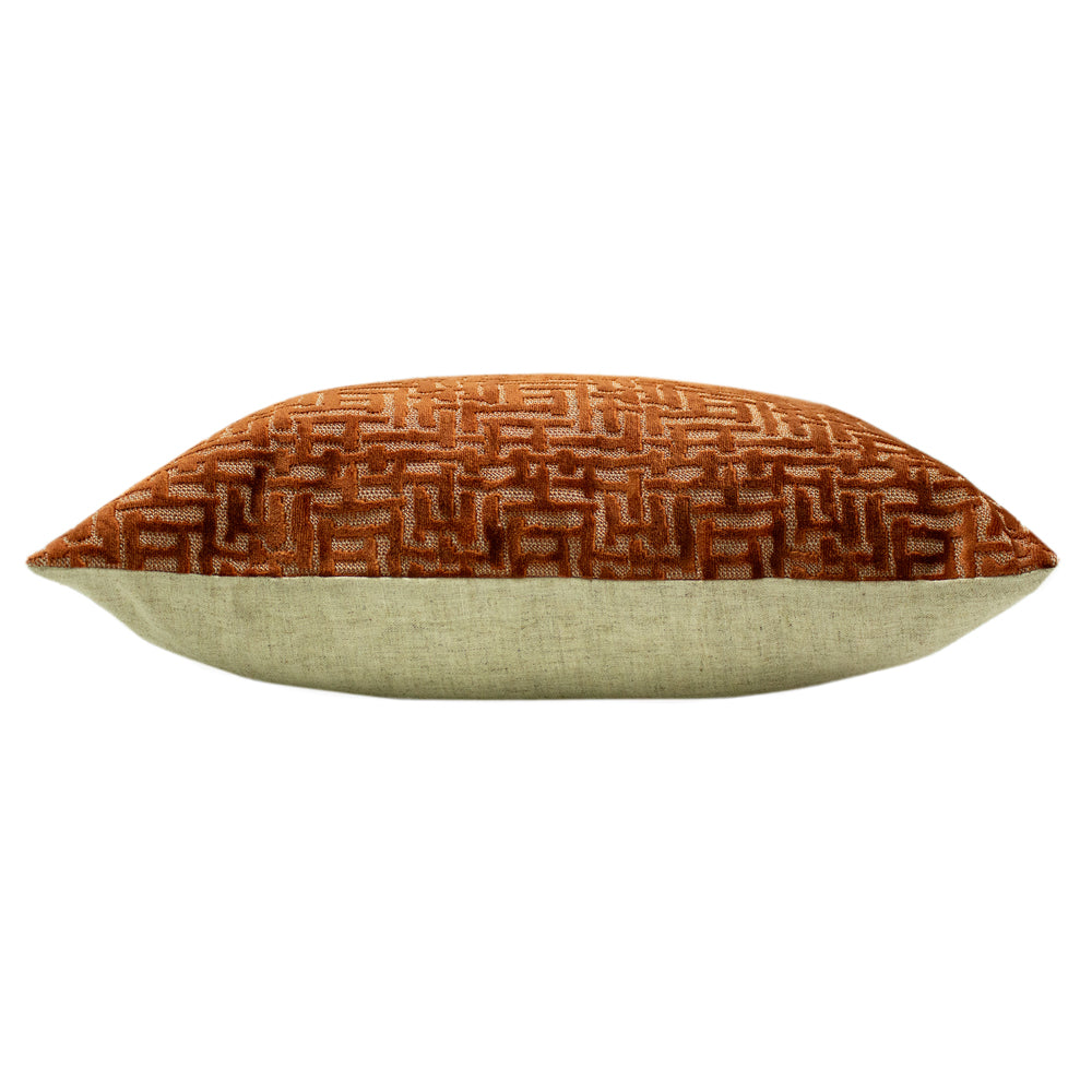 Delphi Velvet Jacquard Cushion