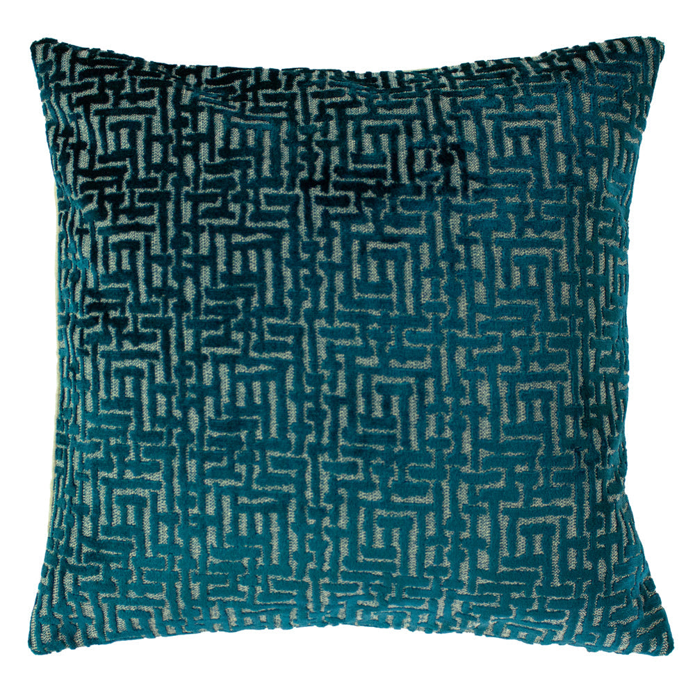Delphi Velvet Jacquard Cushion
