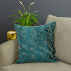 Delphi Velvet Jacquard Cushion
