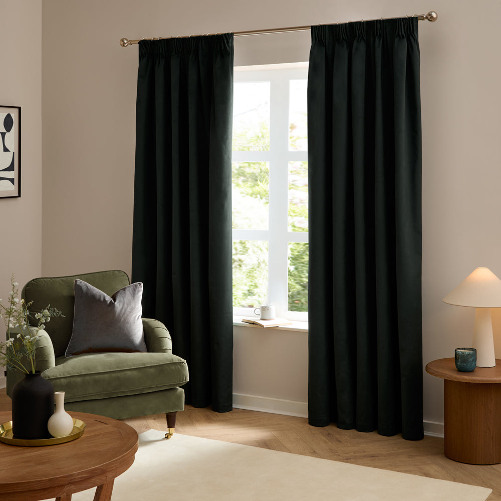 The Ultimate Velvet out Pencil Pleat Curtains