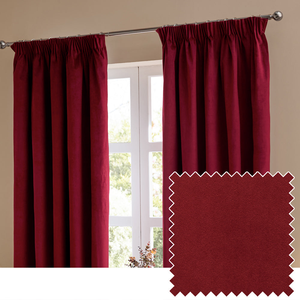 The Ultimate Velvet Blackout Pencil Pleat Curtains