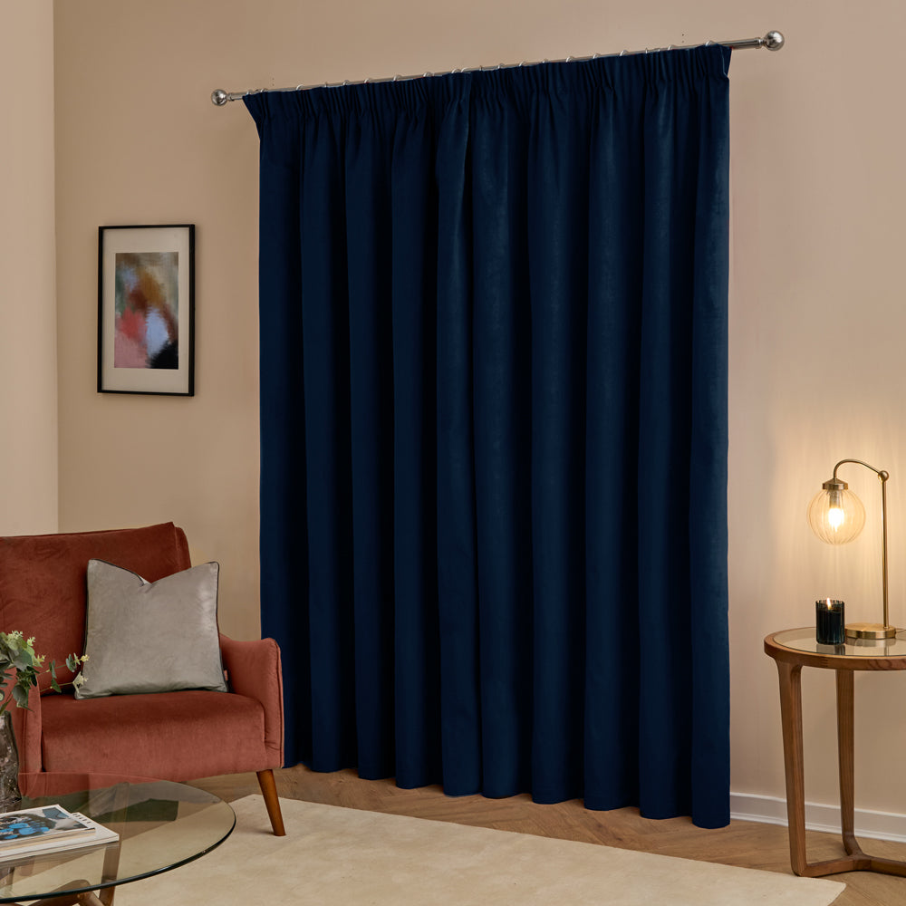 The Ultimate Velvet Blackout Pencil Pleat Curtains