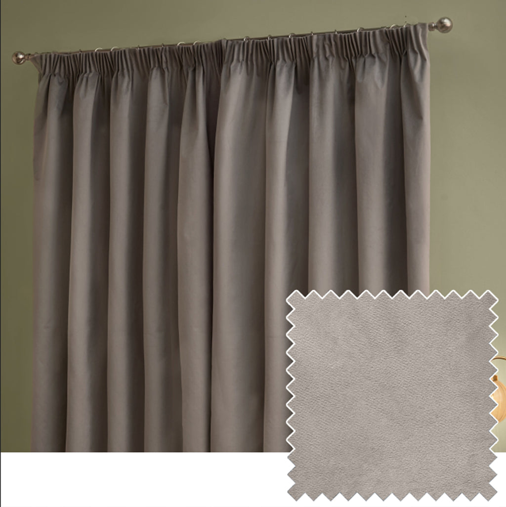The Ultimate Velvet Blackout Pencil Pleat Curtains