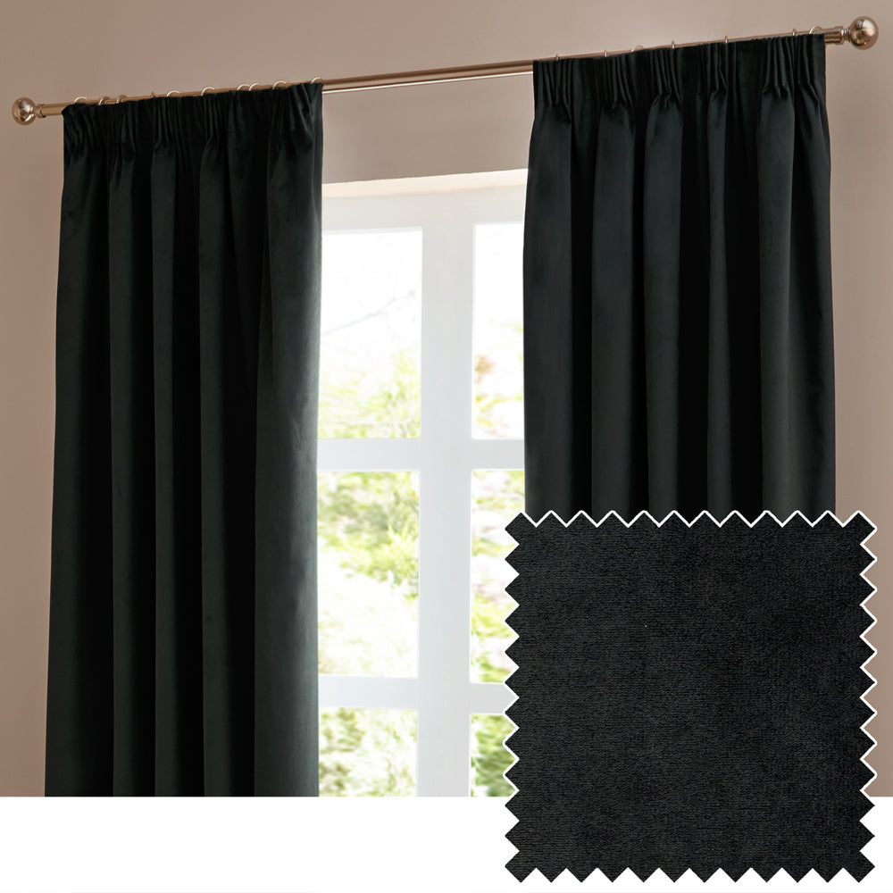 The Ultimate Velvet out Pencil Pleat Curtains