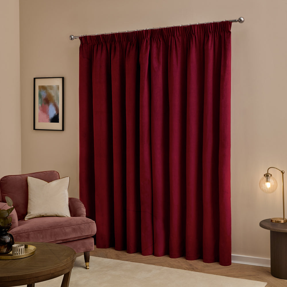 The Ultimate Velvet Blackout Pencil Pleat Curtains