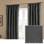 The Ultimate Velvet Blackout Pencil Pleat Curtains