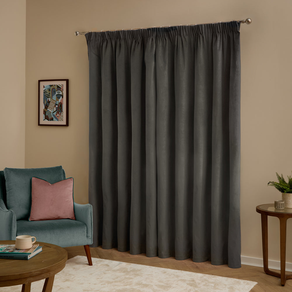 The Ultimate Velvet Blackout Pencil Pleat Curtains