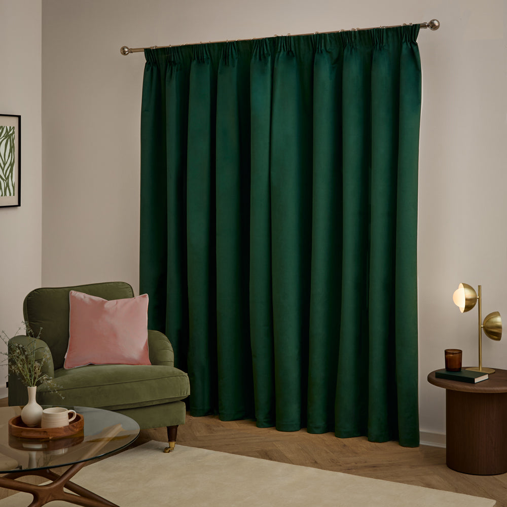 The Ultimate Velvet Blackout Pencil Pleat Curtains