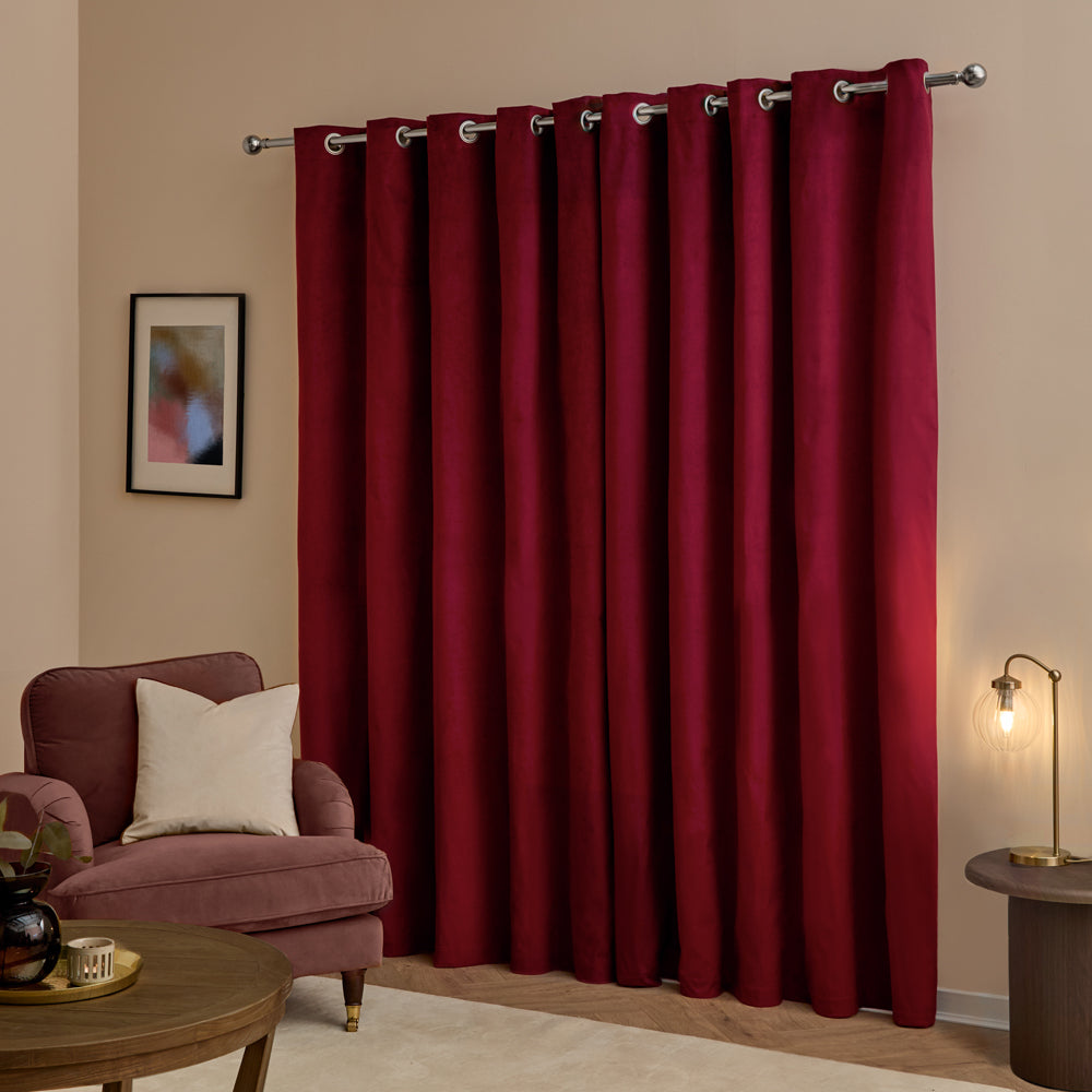 The Ultimate Velvet Blackout Eyelet Curtains