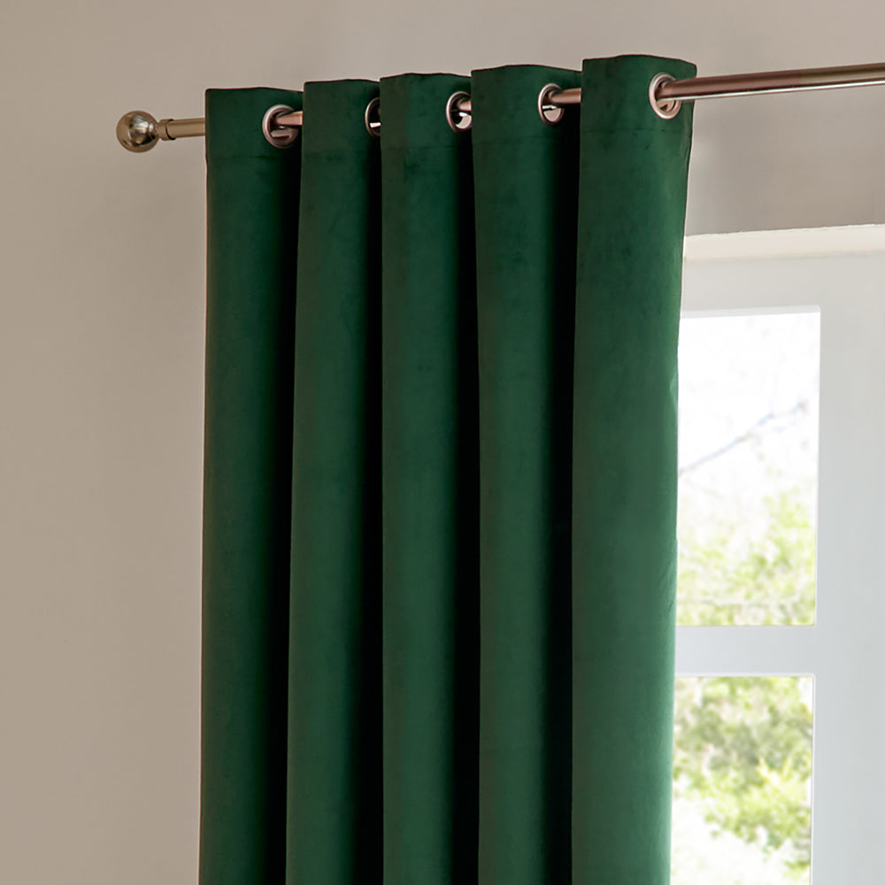 The Ultimate Velvet Blackout Eyelet Curtains