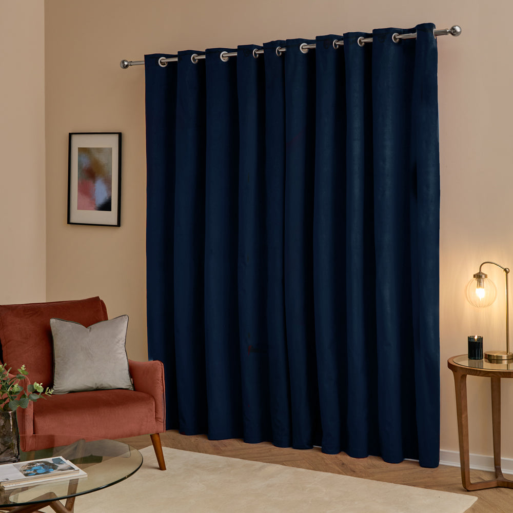 The Ultimate Velvet Blackout Eyelet Curtains