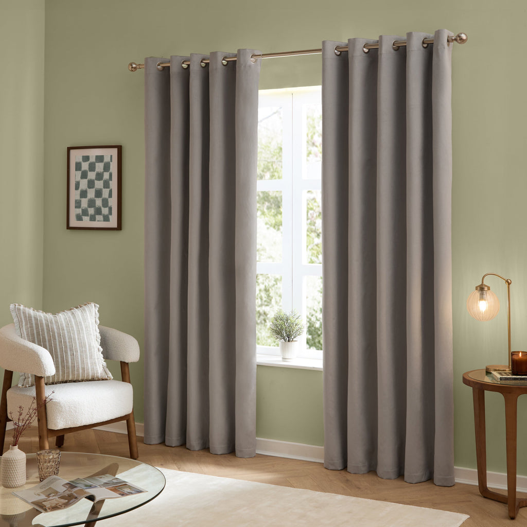 The Ultimate Velvet Blackout Eyelet Curtains