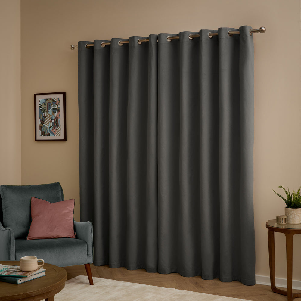 The Ultimate Velvet Blackout Eyelet Curtains
