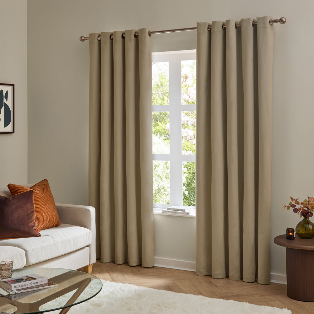 The Ultimate Velvet Blackout Eyelet Curtains