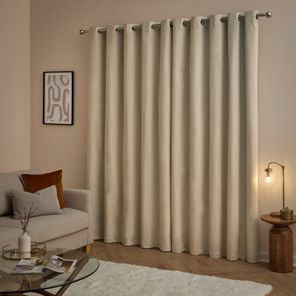 The Ultimate Velvet Blackout Eyelet Curtains