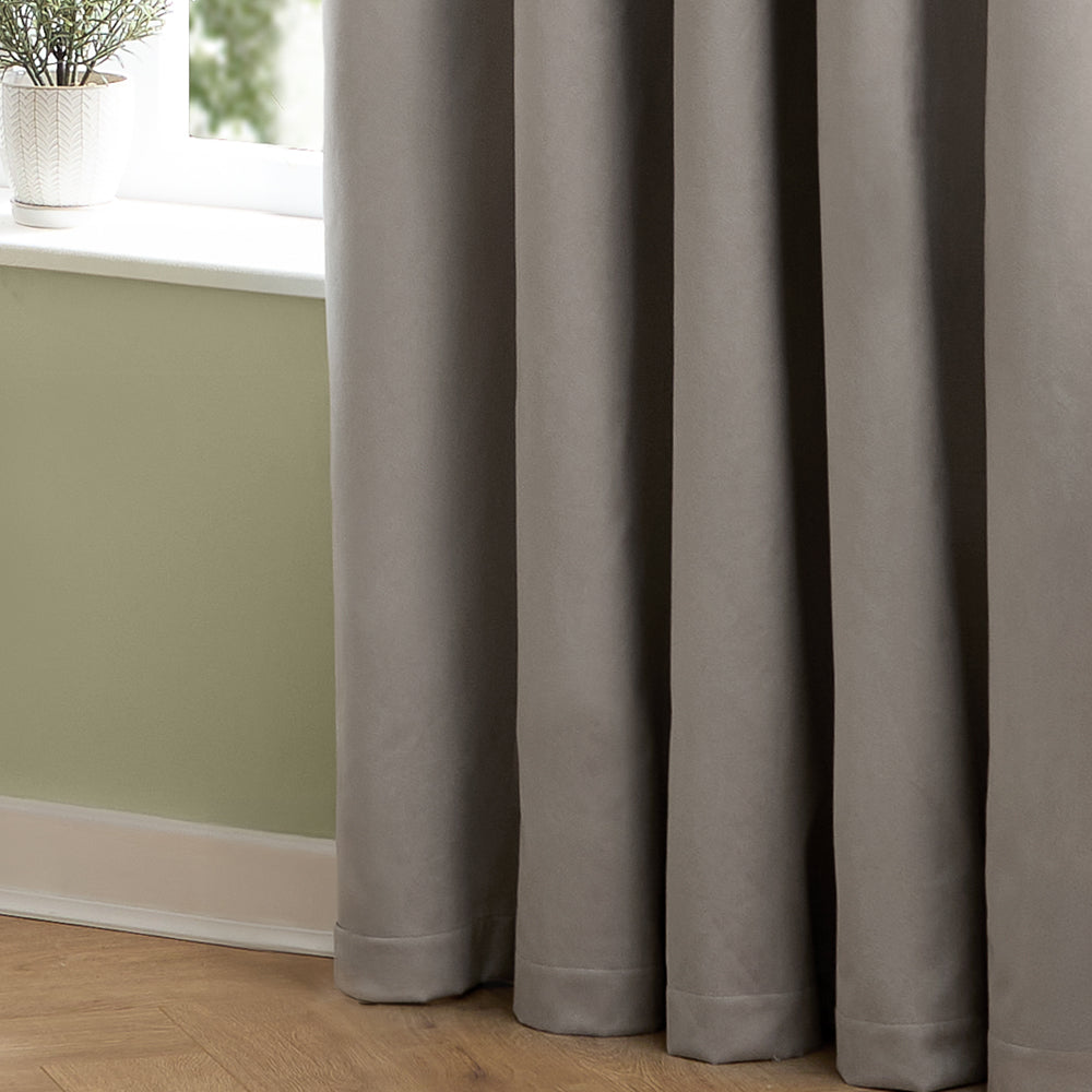 The Ultimate Velvet Room Darkening Pencil Pleat Curtains