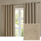The Ultimate Velvet Room Darkening Eyelet Curtains