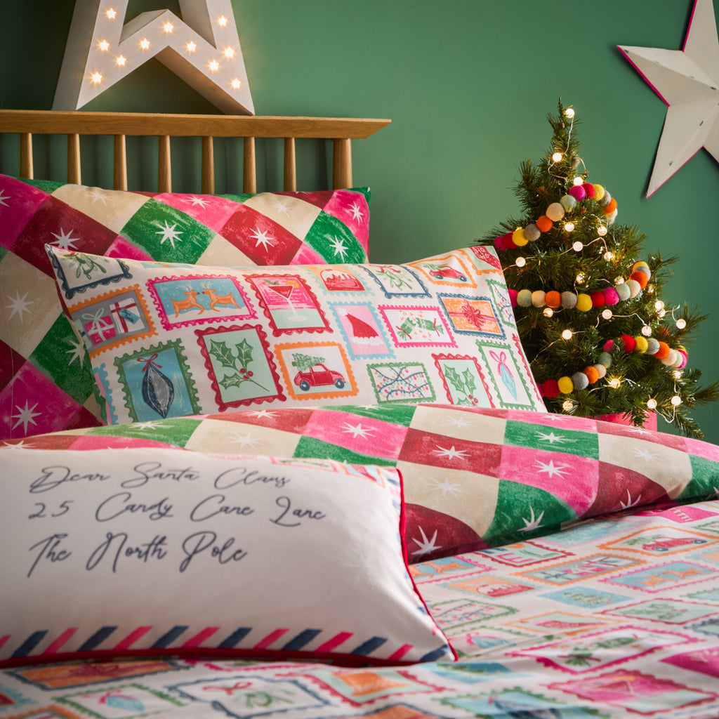 Dear Santa Printed Duvet Cover Set