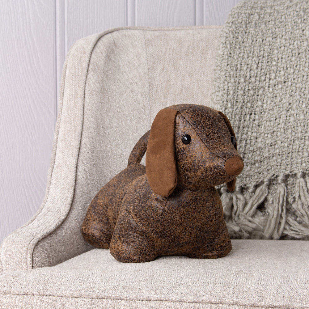 Dexter Daschund Dog Door Stop